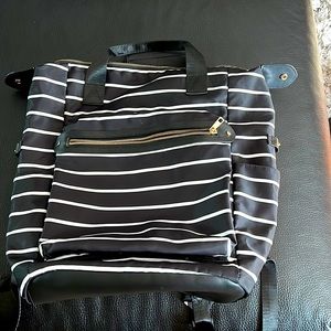 Black and White Backpack